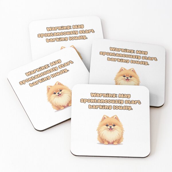 Item preview, Warning: May spontaneously start barking loudly. designed and sold by NatureUnleashed.