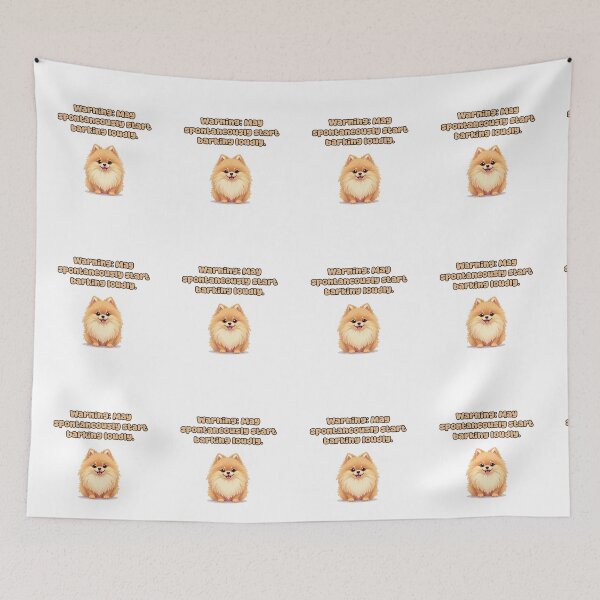Item preview, Warning: May spontaneously start barking loudly. designed and sold by NatureUnleashed.