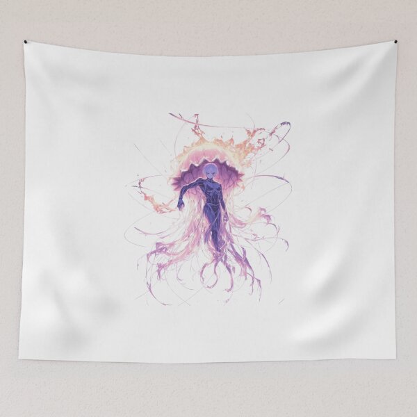 Item preview, Mystical Jellyfish Warrior Under Cosmic Lights designed and sold by PMTaurus.