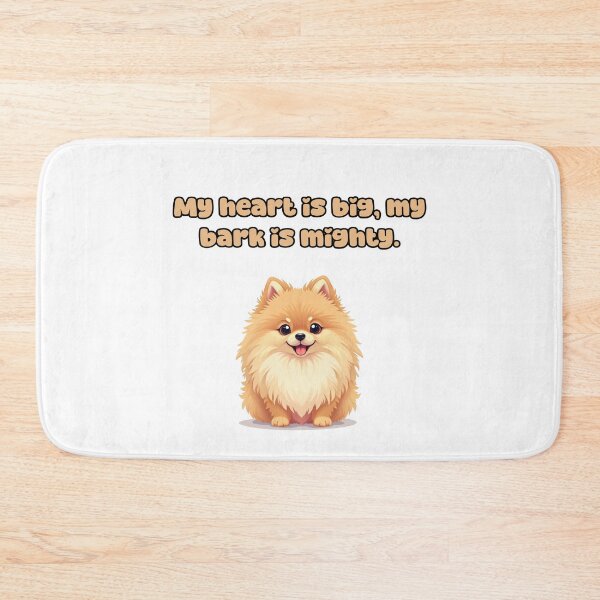 Item preview, My heart is big, my bark is mighty. designed and sold by NatureUnleashed.