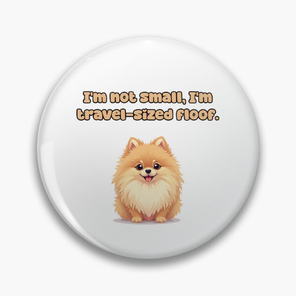 Item preview, I'm not small, I'm travel-sized floof. designed and sold by NatureUnleashed.