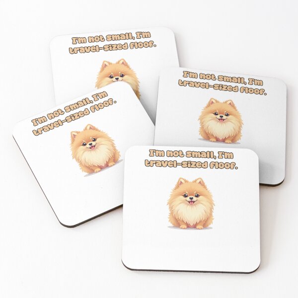 Item preview, I'm not small, I'm travel-sized floof. designed and sold by NatureUnleashed.