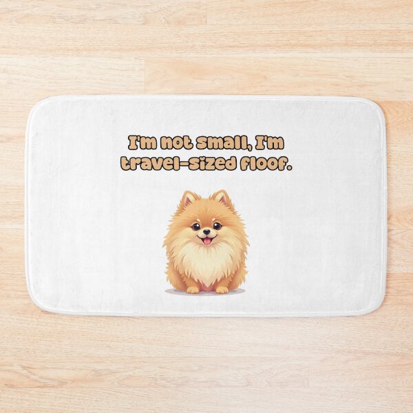 Item preview, I'm not small, I'm travel-sized floof. designed and sold by NatureUnleashed.