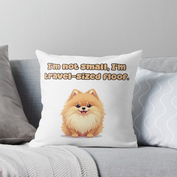 Item preview, I'm not small, I'm travel-sized floof. designed and sold by NatureUnleashed.