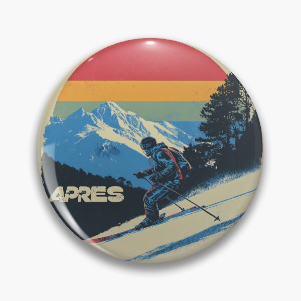 Item preview, Vintage apres ski mountain classic gift for skier designed and sold by PeTees shop.