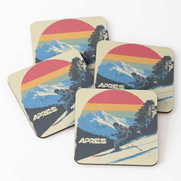 Item preview, Vintage apres ski mountain classic gift for skier designed and sold by PeTees shop.