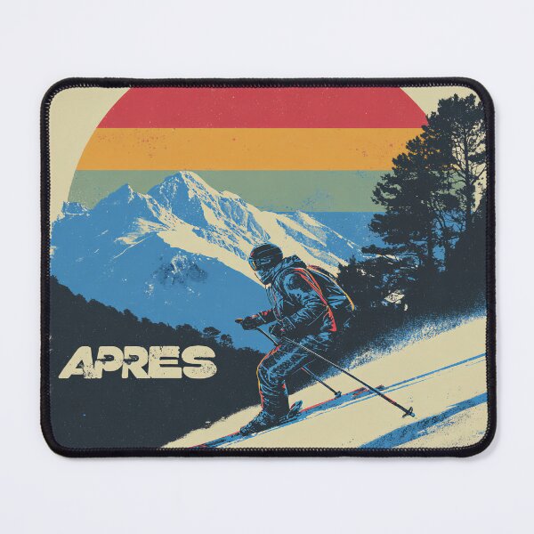 Item preview, Vintage apres ski mountain classic gift for skier designed and sold by PeTees shop.