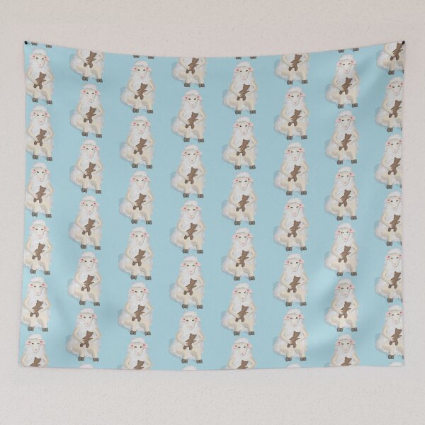 Item preview, Sheep with teddy bear designed and sold by Daniel Vasco.