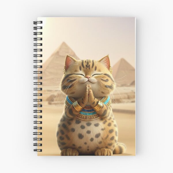 Item preview, Sacred Cat of the Pyramids – Ancient Egypt’s Cutest Guardian designed and sold by TuyaArts.