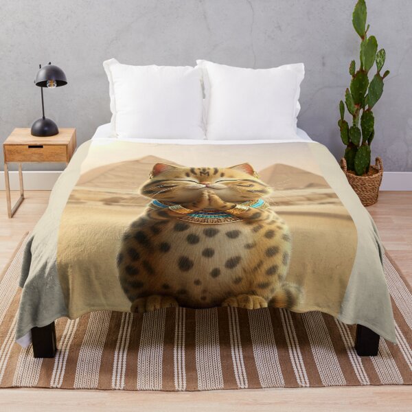 Item preview, Sacred Cat of the Pyramids – Ancient Egypt’s Cutest Guardian designed and sold by TuyaArts.