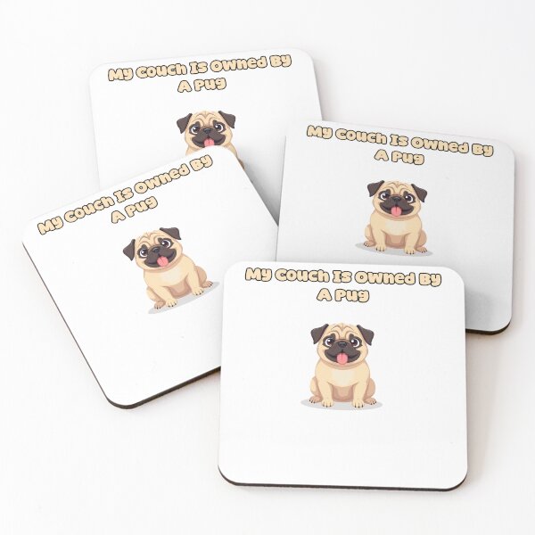 Item preview, My Couch Is Owned By A Pug designed and sold by NatureUnleashed.