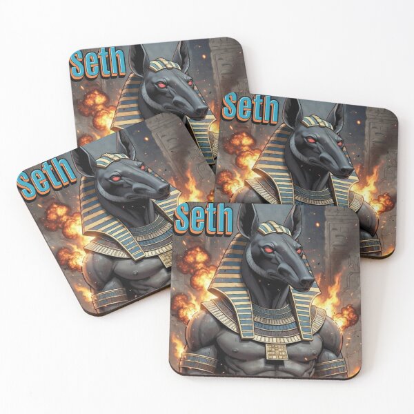 Item preview, Seth (Set) – Ancient Egyptian God of Chaos, Strength, Storms & Transformation designed and sold by BlackStarsCreations.