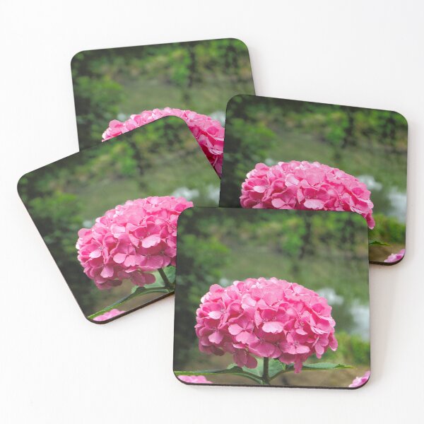 Item preview, Pink Flower Hydrangeas designed and sold by Sartoris Art.