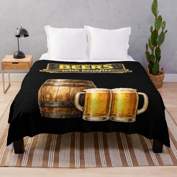 Item preview, With Benefits – Retro Logo With Pints designed and sold by SteadyRolling.