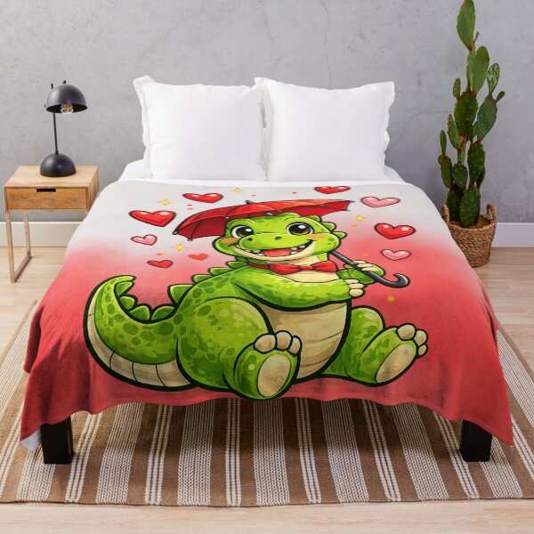 Item preview, Love’s raining down, and this Dino’s here for every drop | Valentine Dinosaur  designed and sold by skkyfaithArtz.