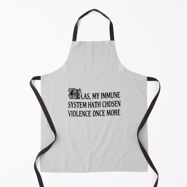 Item preview, My Immune System Hath Chosen Violence Funny T-Shirts Tees Hoodies Pins Stickers Magnets Mugs Autoimmune Disorder Gifts RA Lupus Sjogrens MCTD designed and sold by ChronicillnessT.
