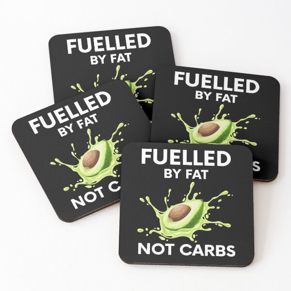 Item preview, Fuelled by Fat Not Carbs – Funny Keto Diet Shirt designed and sold by MOKRONOS.