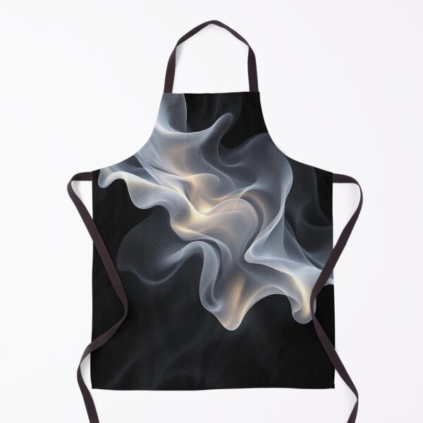 Item preview, Silver Smoke Flow Abstract Modern Metallic Art On designed and sold by DesigntshirtWB.