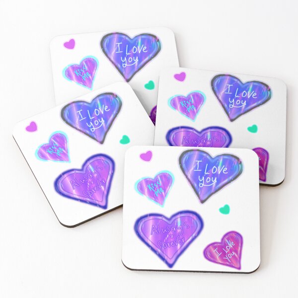 Item preview, Multicolor fun valentine hearts with text designed and sold by MoniJoy91.