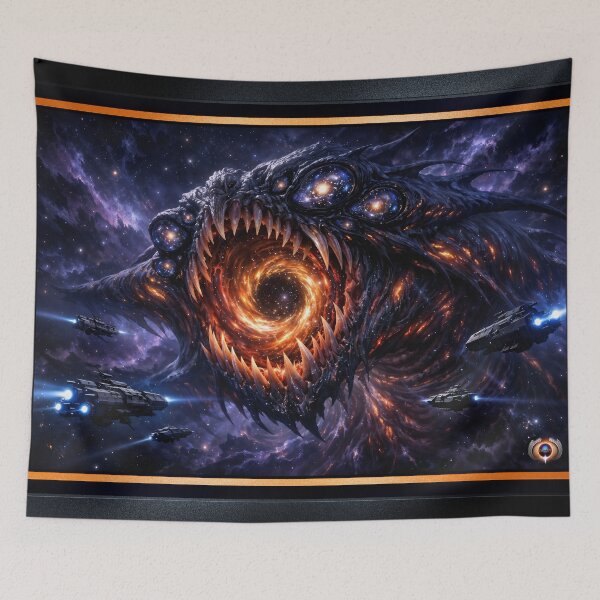 Item preview, Cosmic Predator Krythos Voren Devourer Of Black Holes Fantastic AI Concept Art by Xzendor7 designed and sold by Xzendor7 Digital Art Creations.