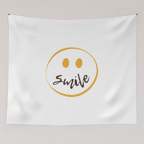 Item preview, Smiley Face Minimalist Happy Mood - Yellow designed and sold by SunandShade.