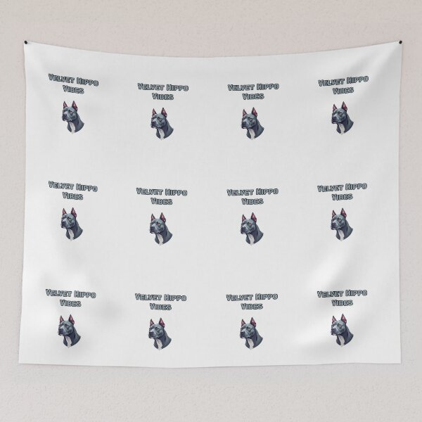 Item preview, Velvet Hippo Vibes designed and sold by NatureUnleashed.