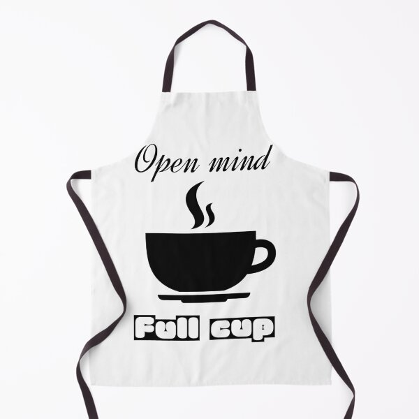 Item preview, Open Mind Full Cup – Minimalist Coffee Quote Design for Coffee Lovers & Mindfulness designed and sold by It's Bro Brand ★ ★ ★ ★ ★.