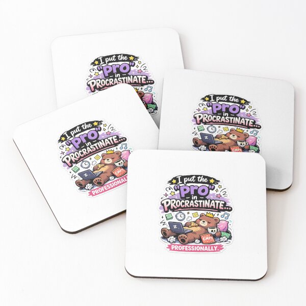 Item preview, Pro procrastinator  designed and sold by Bear Problems .