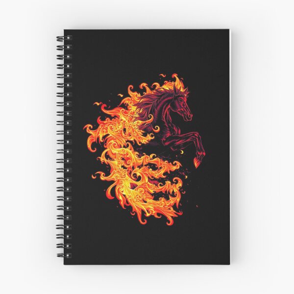 Item preview, Ilustración del espíritu del caballo llameante designed and sold by PMTaurus.