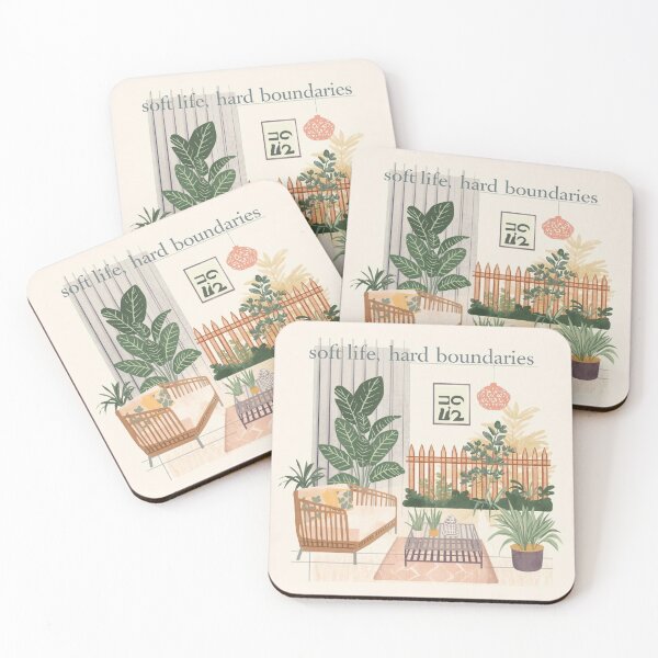 Item preview, Soft life,hard boundaries  designed and sold by Chicpoodle.
