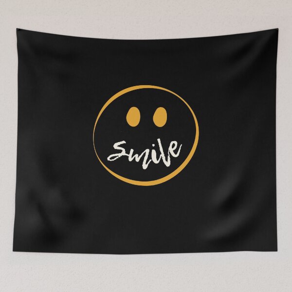 Item preview, Smiley Face Minimalist Happy Mood - Yellow designed and sold by SunandShade.