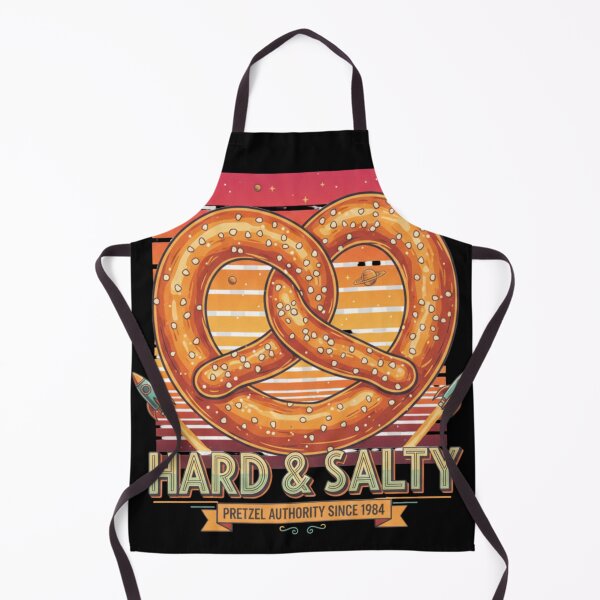 Item preview, Hard & Salty - Retro-Futurist Space Pretzel Design designed and sold by PixieArtStudio.