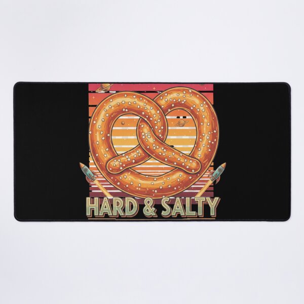 Item preview, Hard & Salty - Retro-Futurist Space Pretzel Design designed and sold by PixieArtStudio.
