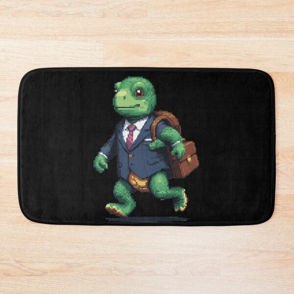 Item preview, Business Turtle Pixel Art Walking designed and sold by PMTaurus.