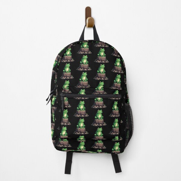 Item preview, Calm Green Frog Pixel Art Scene designed and sold by PMTaurus.