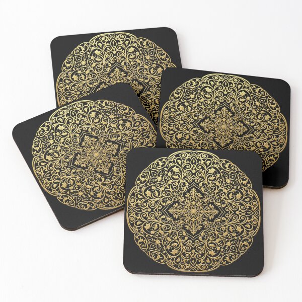 Item preview, Royal Gold Islamic Geometry (V.6) : Elegant Mandala & Arabesque Patterns designed and sold by D-Islamic.