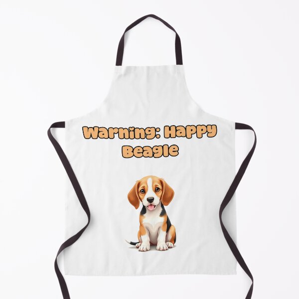 Item preview, Warning: Happy Beagle designed and sold by NatureUnleashed.