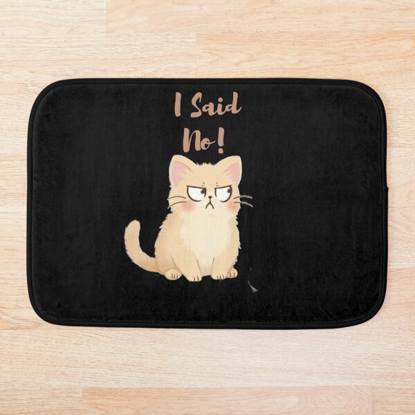 Item preview, I Said No Grumpy Cat Illustration designed and sold by PMTaurus.