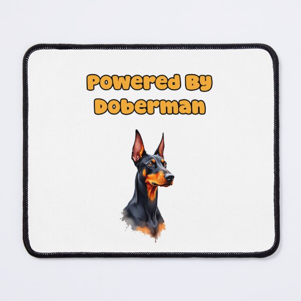 Item preview, Powered By Doberman designed and sold by NatureUnleashed.