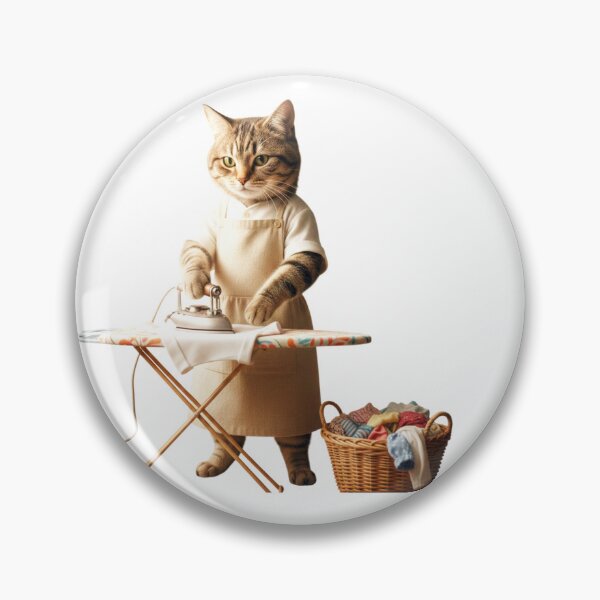 Item preview, Ironing Cat: The Domestic Helper designed and sold by Fatomfatom.
