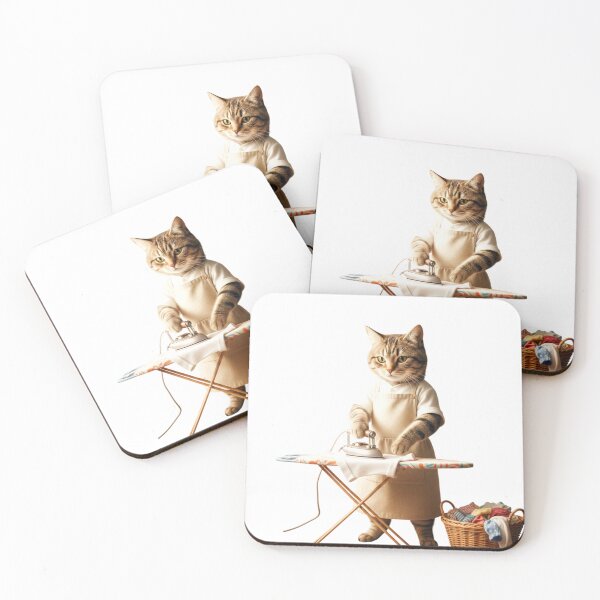 Item preview, Ironing Cat: The Domestic Helper designed and sold by Fatomfatom.