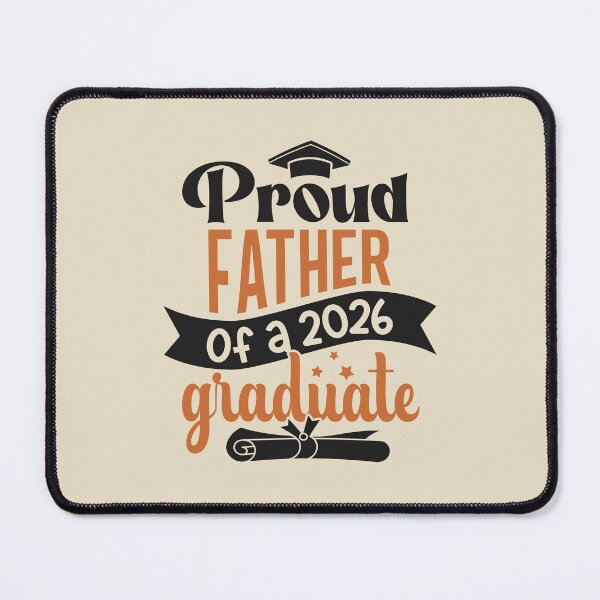 Item preview, Proud Father Of A 2026 Graduate Family Member Graduation designed and sold by eclecTEEq.