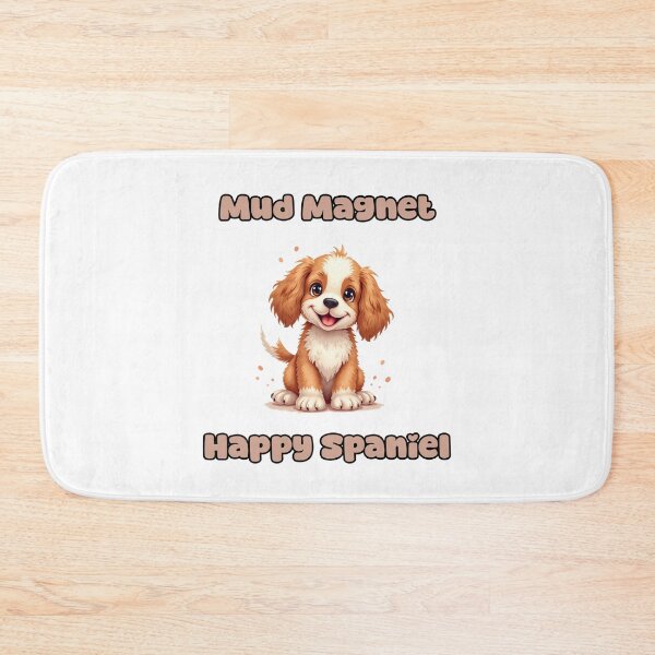 Item preview, Mud Magnet | Happy Spaniel designed and sold by NatureUnleashed.