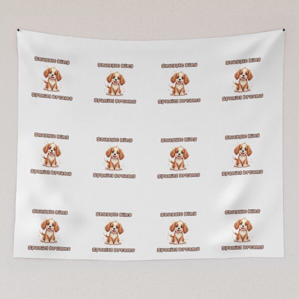 Item preview, Snuggle King | Spaniel Dreams designed and sold by NatureUnleashed.