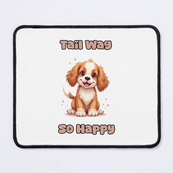 Item preview, Tail Wag | So Happy designed and sold by NatureUnleashed.