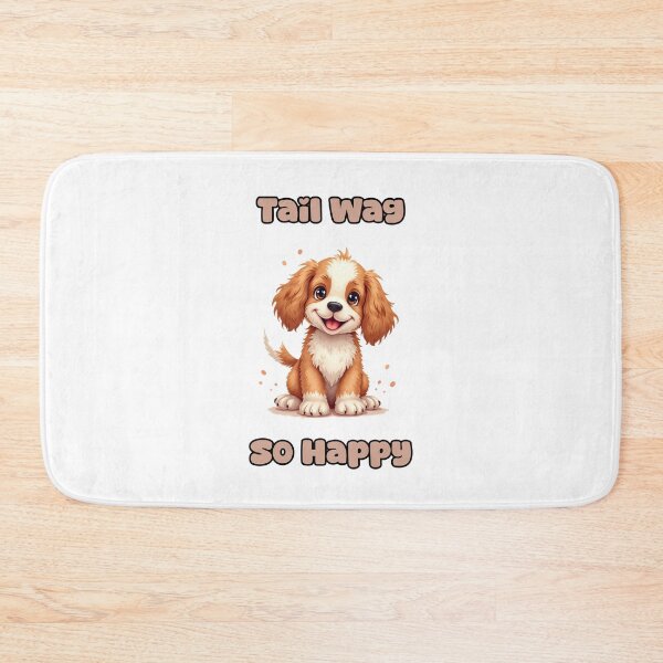 Item preview, Tail Wag | So Happy designed and sold by NatureUnleashed.
