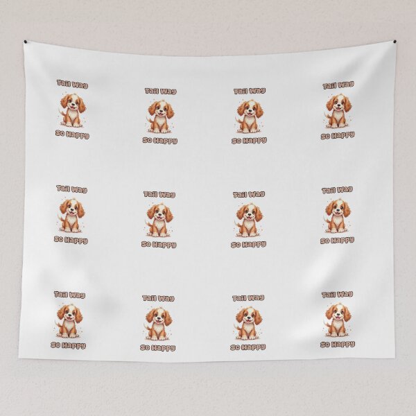 Item preview, Tail Wag | So Happy designed and sold by NatureUnleashed.