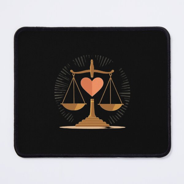 Item preview, Heart of Justice Balance Symbol designed and sold by PMTaurus.