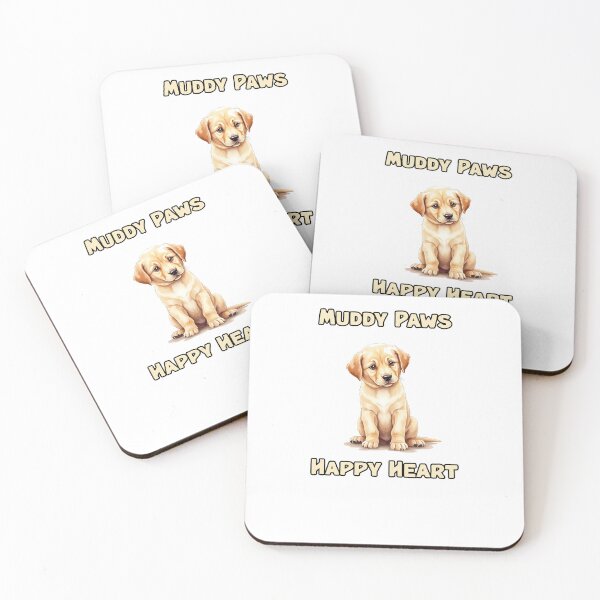 Item preview, Muddy Paws | Happy Heart designed and sold by NatureUnleashed.