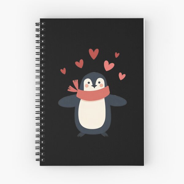 Item preview, Cute Penguin With Floating Hearts designed and sold by PMTaurus.